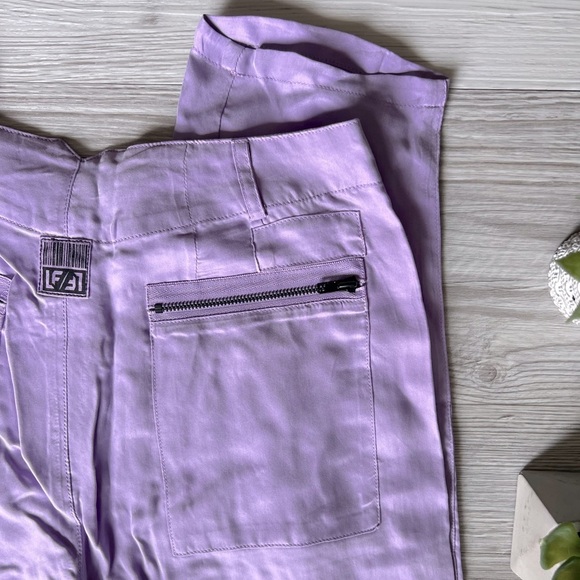 LF high waisted suede cargo pants size 2 NWOT - Picture 9 of 14